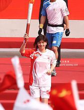 莊泳擔任火炬手