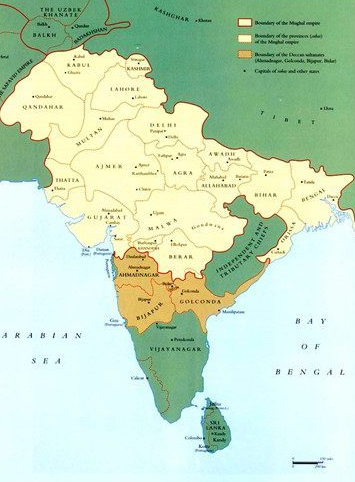 莫臥兒帝國疆域