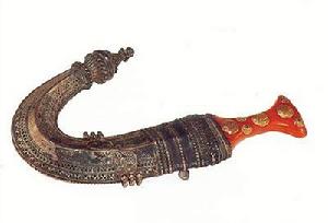 銀鞘阿拉伯腰刀 銀鞘阿拉伯腰刀