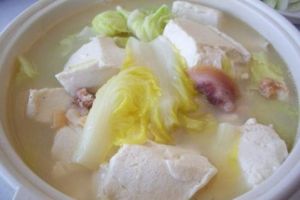 釀豆腐煮白菜湯 釀豆腐煮白菜湯