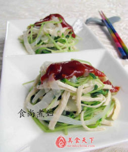 排骨醬拌三絲 排骨醬拌三絲