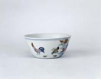 明成化景德鎮窯鬥彩雞缸杯 明成化景德鎮窯鬥彩雞缸杯