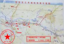 菏澤至蘭考城際示意圖