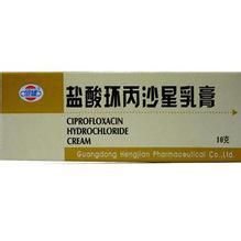 鹽酸環丙沙星乳膏 鹽酸環丙沙星乳膏