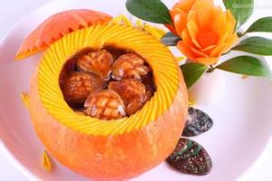 南瓜燴鮑魚 南瓜燴鮑魚