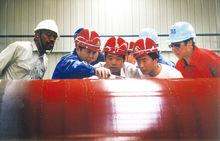 黃維和在管道工程建設現場