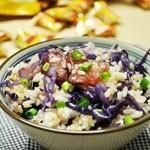 紫包菜臘腸炒飯 紫包菜臘腸炒飯