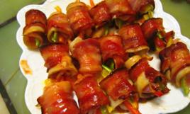 烤培根蔬菜卷 烤培根蔬菜卷