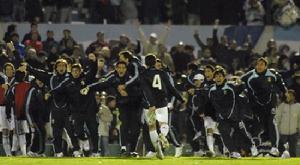 2007年第42屆美洲杯小組賽阿根廷慶祝出線