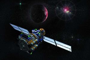 人造衛星[環繞地球在空間軌道上運行的無人太空飛行器]