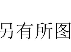 另有所圖