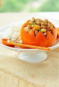 南瓜蒸雞肉 南瓜蒸雞肉