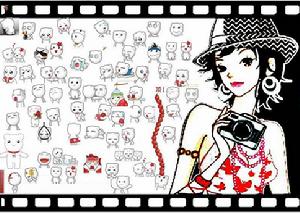 百度Hi氣泡熊表情模仿真人秀