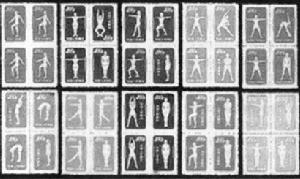 新中國第一套體育郵票“廣播體操”。