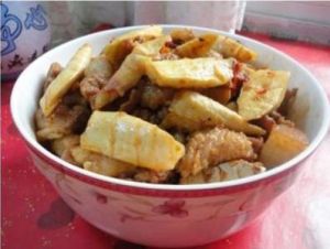 苦筍燒五花肉 苦筍燒五花肉