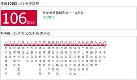 德州公交106路 德州公交106路