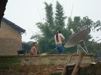 老楊自然村電視接收器