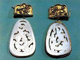 金玉耳墜 金玉耳墜