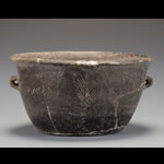 河姆渡文化魚藻紋陶盤 河姆渡文化魚藻紋陶盤