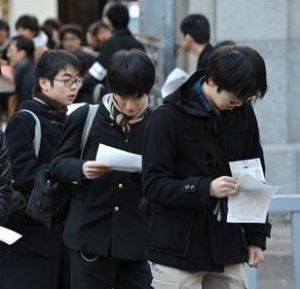 參加高考的日本考生