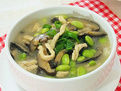 雞肉毛豆蘑菇湯 雞肉毛豆蘑菇湯