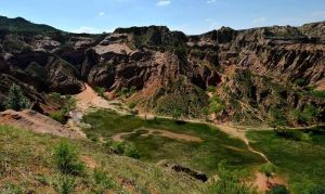 靖邊龍洲丹霞地貌