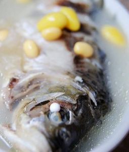 銀耳黃豆鯽魚湯 銀耳黃豆鯽魚湯