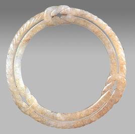 戰國絞繩形玉環 戰國絞繩形玉環
