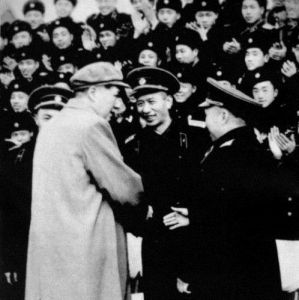 1957年3月3日，毛澤東接見周希漢