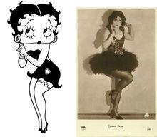 成為卡通性感明星Betty Boop的原型