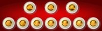 10枚一代偉人金鑲玉紀念璧