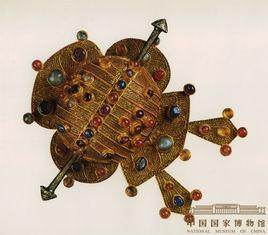 明簪鑲寶石金冠 明簪鑲寶石金冠