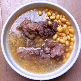 豬骨黃豆湯 豬骨黃豆湯