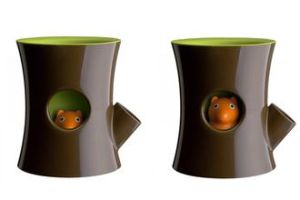 松鼠花盆 松鼠花盆