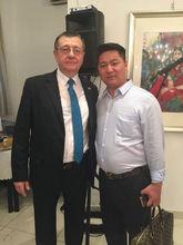 與斯洛伐克駐華大使合影