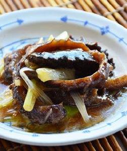 蔥爆海參 蔥爆海參