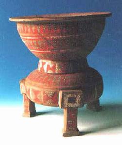 彩繪陶甗 彩繪陶甗