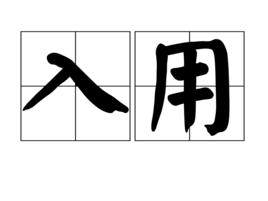 入用 入用