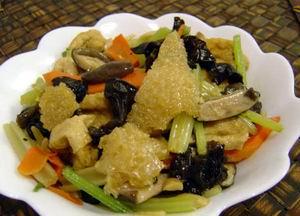 雜菜炒豬皮 雜菜炒豬皮