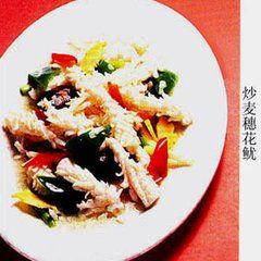 油爆麥穗魷 油爆麥穗魷
