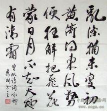 當代書畫500強范秀國書法參賽作品