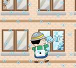 《大嬸擦窗戶》