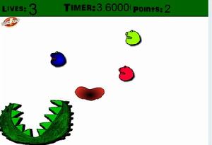 餵食人花吃東西