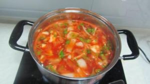 土豆辣白菜湯 土豆辣白菜湯