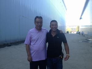 倉子與合作導演照