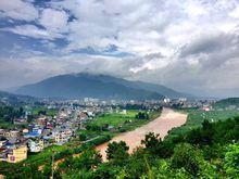 冕寧縣瀘沽鎮全貌