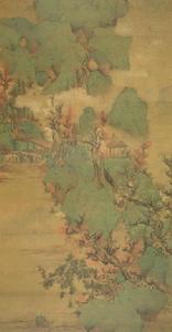 仿張僧繇山水圖軸