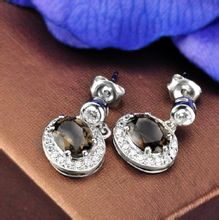 天然水晶耳墜歐美復古