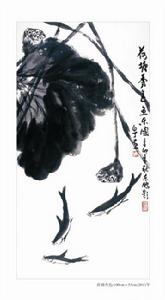 白丁作品——荷塘秀色