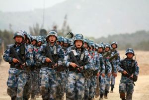 中國海軍陸戰隊是中國第一個由多兵種編成的合成戰鬥旅